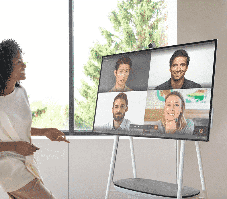 How the Microsoft Surface Hub 2 Enhances Mobility and Collaboration