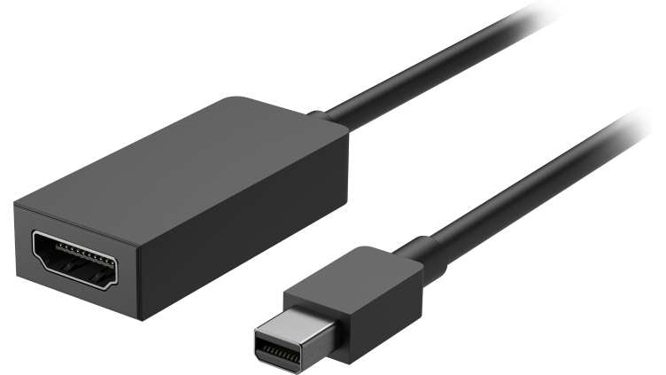 Microsoft Surface Mini DisplayPort to HDMI Adapter - Video converter - DisplayPort - HDMI - commercial - for Surface 3, Book, Pro 3, Pro 4