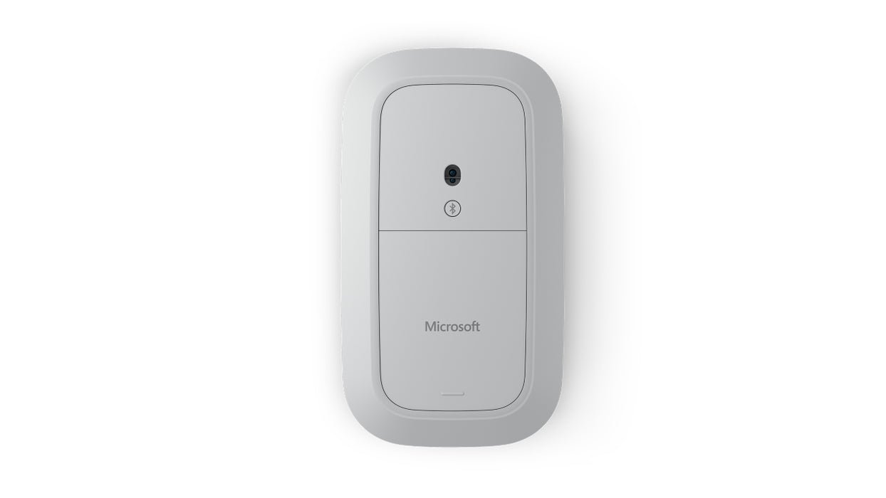 Microsoft Surface Mobile Mouse - Mouse - optical - 3 buttons - wireless - Bluetooth 4.2 - platinum - commercial
