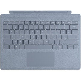 Microsoft Surface Pro Signature Type Cover - Keyboard - with trackpad - backlit - QWERTY - US - ice blue - commercial - for Surface Pro 7