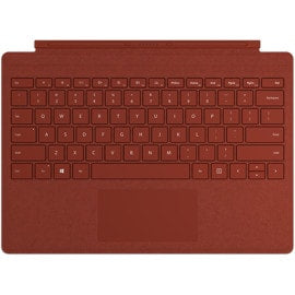 Microsoft Surface Pro Signature Type Cover - Keyboard - with trackpad - backlit - QWERTY - US - poppy red - commercial - for Surface Pro 7