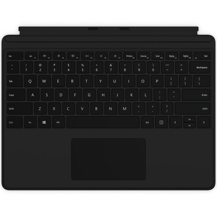 Microsoft Surface Pro Keyboard - Black- with trackpad - backlit  - for Microsoft Surface Pro X and Surface Pro 8