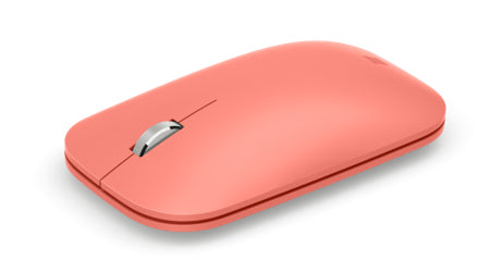 Microsoft Modern Mobile Mouse - Mouse - right and left-handed - optical - 3 buttons - wireless - Bluetooth 4.2 - peach