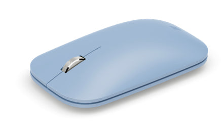 Microsoft Modern Mobile Mouse - Mouse - right and left-handed - optical - 3 buttons - wireless - Bluetooth 4.2 - pastel blue
