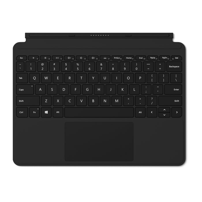 Microsoft Surface Go Type Cover - Keyboard - with trackpad, accelerometer - backlit - QWERTY - English - black - commercial - for Surface Go, Go 2