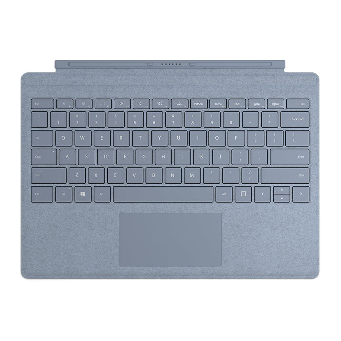Microsoft Surface Go Type Cover - Keyboard - with trackpad, accelerometer - backlit - English - ice blue - for Surface Go, Go 2