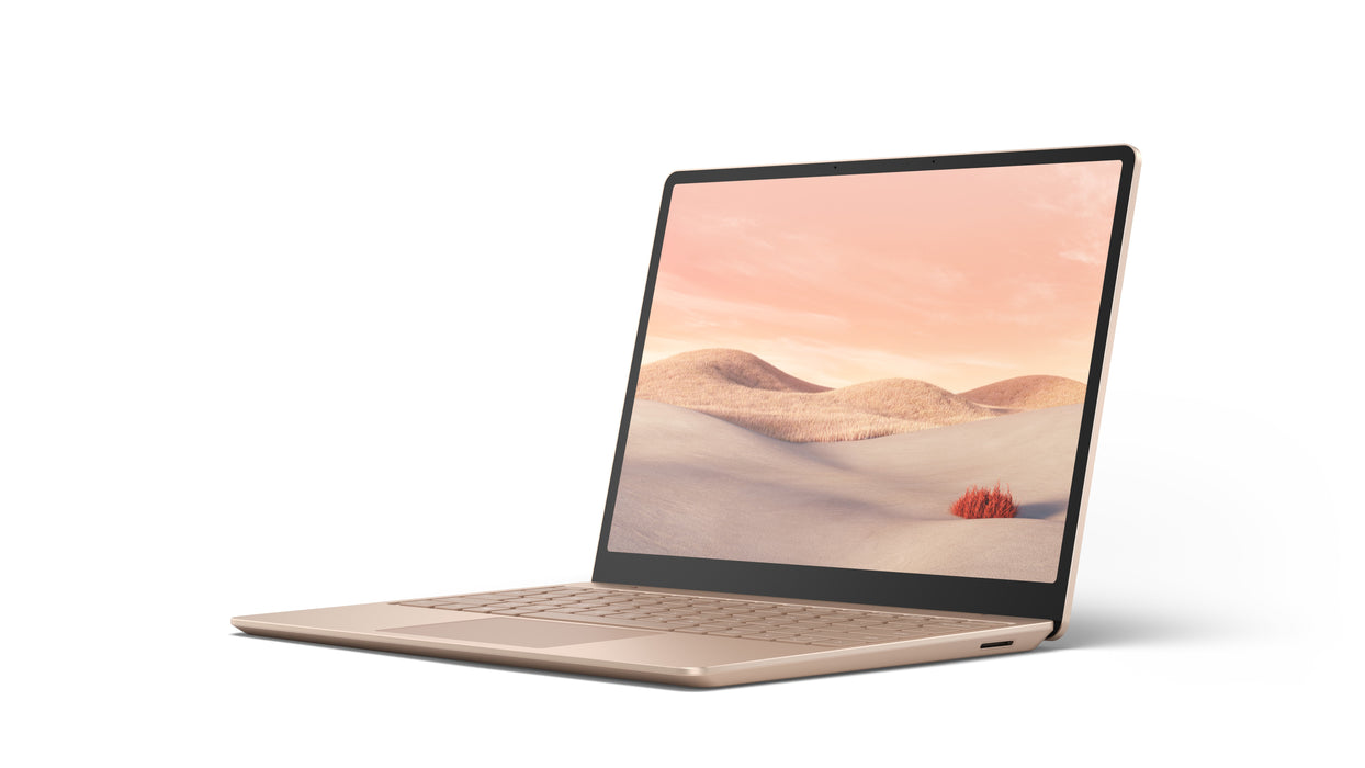 Microsoft Surface Laptop Go - Intel Core i5 1035G1 / 1 GHz - Win 10 Pro - UHD Graphics - 8 GB RAM - 256 GB SSD - 12.4" touchscreen 1536 x 1024 - Wi-Fi 6 - sandstone - kbd: English - academic