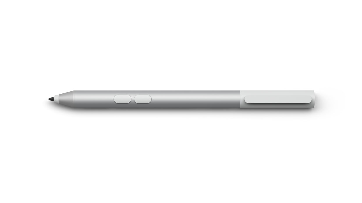Microsoft Classroom Pen 2 - Active stylus - 2 buttons - light gray, platinum - academic (pack of 20) - for Surface Go, Go 2, Pro (Mid 2017), Pro 4, Pro 6, Pro 7, Pro 7+