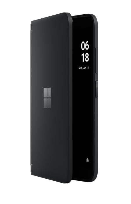 Microsoft Surface Duo 2 - 5G smartphone - dual-SIM - RAM 8 GB / Internal Memory 128 GB - OLED display - 8.3" 2688 x 1892 pixels (90 Hz) - 3x rear cameras 12 MP, 12 MP, 16 MP - front camera 12 MP - obsidian