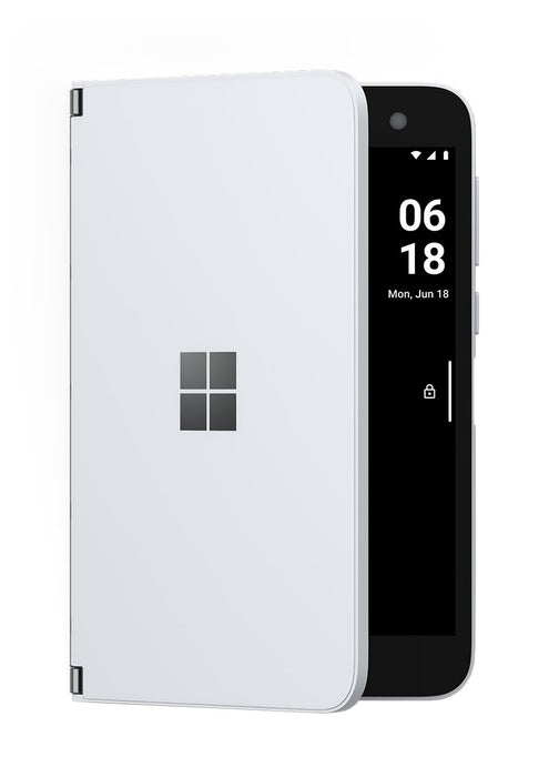 Microsoft Surface Duo 2 - 5G smartphone - dual-SIM - RAM 8 GB / Internal Memory 128 GB - OLED display - 8.3" 2688 x 1892 pixels (90 Hz) - 3x rear cameras 12 MP, 12 MP, 16 MP - front camera 12 MP - commercial - glacier