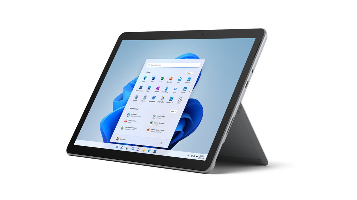 Microsoft Surface Go 3 - Tablet - Intel Pentium Gold 6500Y / 1.1 GHz - Win 11 Pro - UHD Graphics 615 - 8 GB RAM - 128 GB SSD - 10.5" touchscreen 1920 x 1280 - NFC, Wi-Fi 6 - platinum - academic