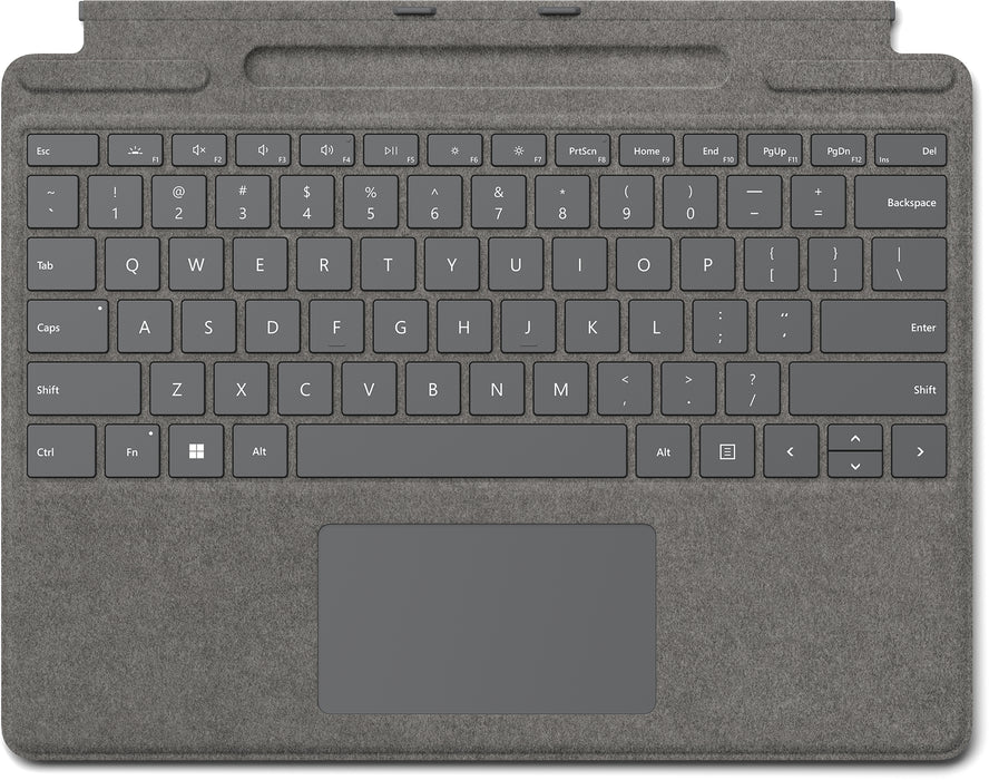 Microsoft Surface Pro Keyboard - Platinum - for Microsoft Surface Pro X and Surface Pro 8