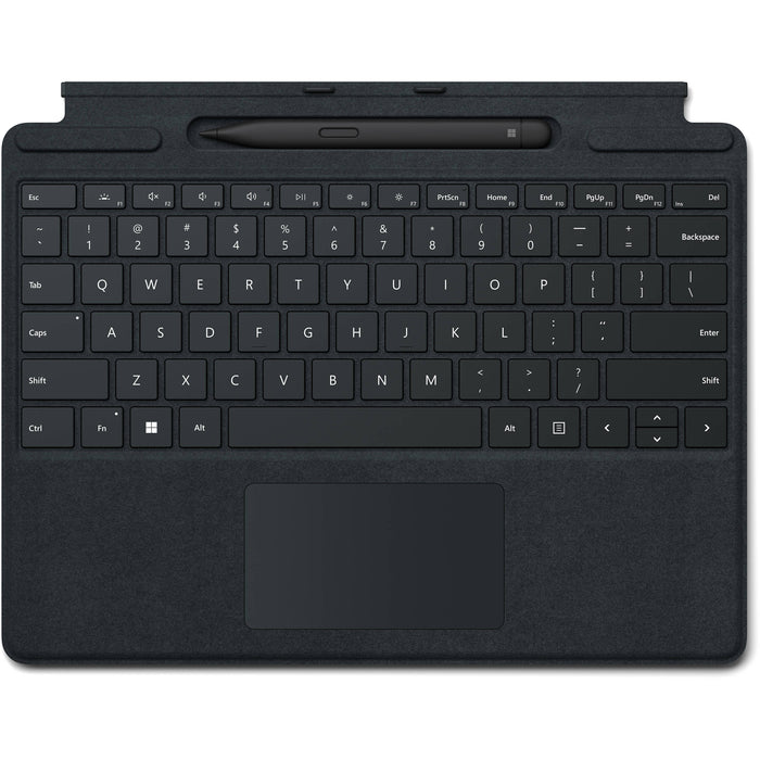 Microsoft Surface Pro Signature Keyboard Cover with Slim Pen 2 (Black) for Surface Pro X and Surface Pro 8