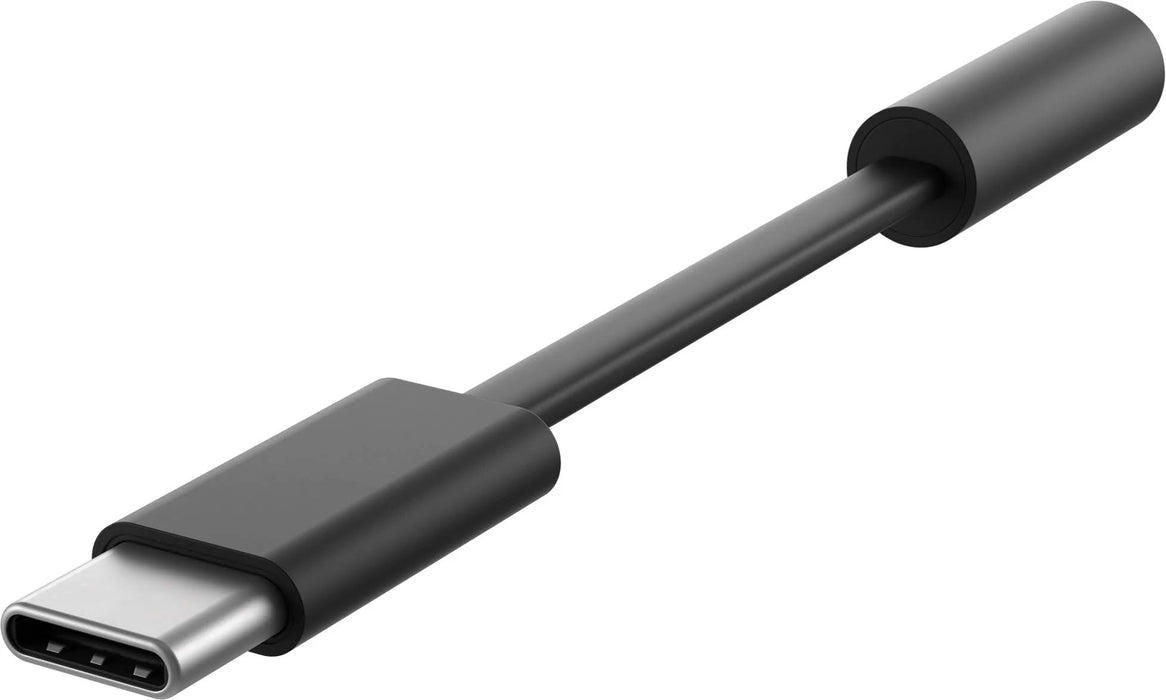 Microsoft Surface Audio Adapter - USB-C to headphone jack adapter - USB-C male to stereo mini jack female - black
